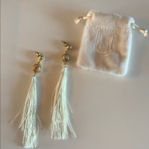 Uncommon James Strawberry fields tassel earrings